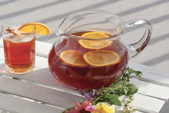 saffron iced tea
