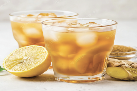 Iced dawa tea - ginger 