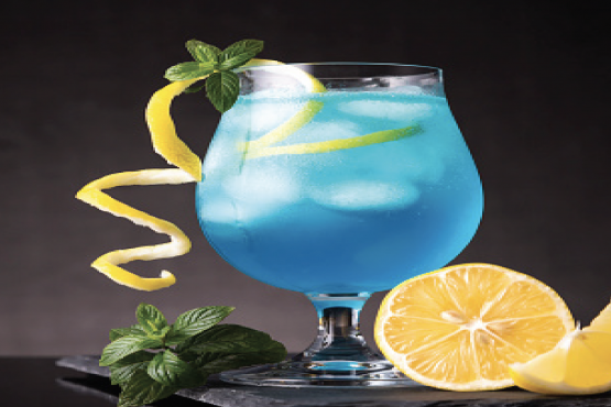 Blue Rose Mojito 