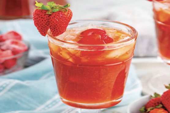 Strawberry ice tea