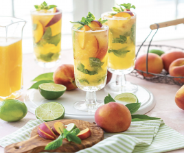 Peach mojito