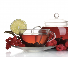Hot mixed fruit tea